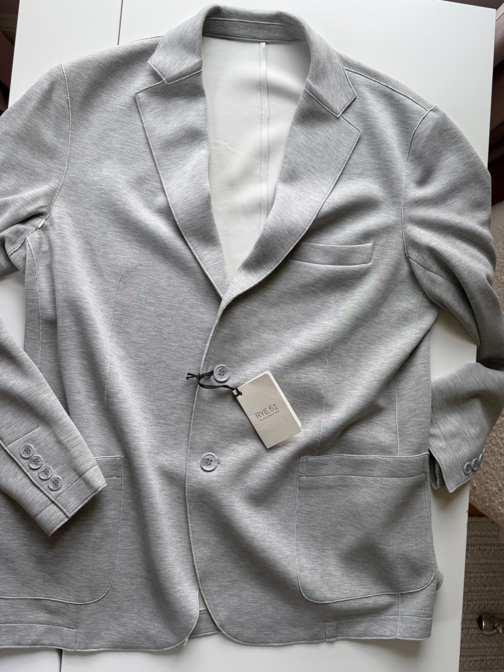 Rye Light Gray Men's Sport Coat